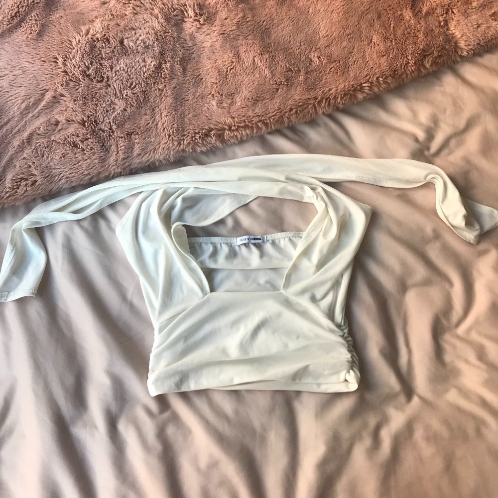 Fashion Nova Wrap Top